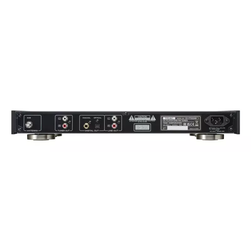 CD grotuvas ir įrašytuvas TEAC CD-P750DAB-B Juodas DAB+ FM