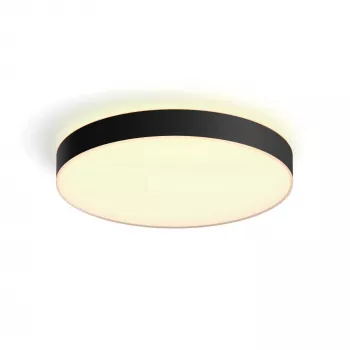 Philips Hue White ambience Enrave extra large lubinis šviestuvas juodas