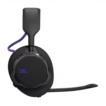 Ausinės JBL Quantum 650 – belaidės žaidimų ausinės, Bluetooth, USB-C, uždengiančios ausis, juodos, 20–20 000 Hz, 331,5 g