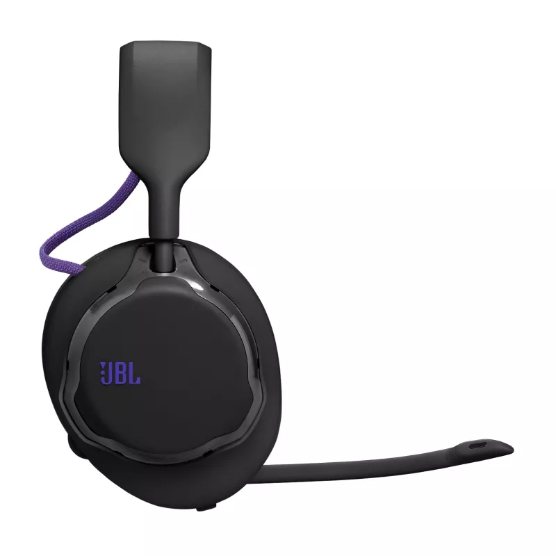 Ausinės JBL Quantum 650 – belaidės žaidimų ausinės, Bluetooth, USB-C, uždengiančios ausis, juodos, 20–20 000 Hz, 331,5 g