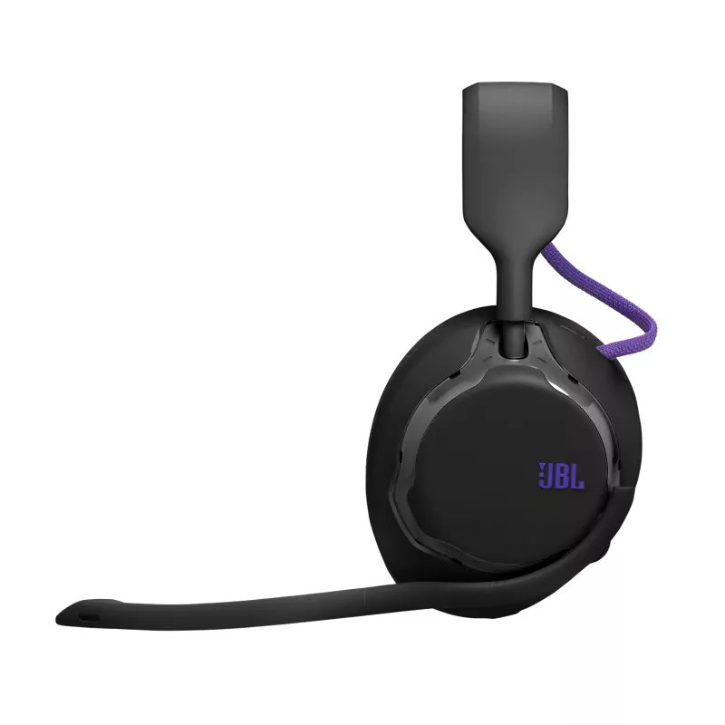 Ausinės JBL Quantum 650 – belaidės žaidimų ausinės, Bluetooth, USB-C, uždengiančios ausis, juodos, 20–20 000 Hz, 331,5 g