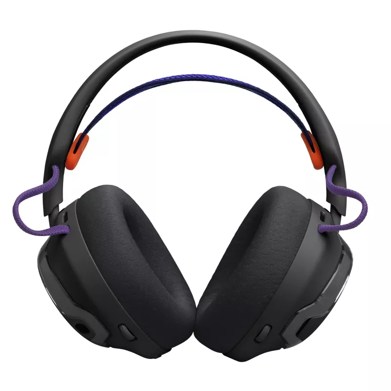 Ausinės JBL Quantum 650 – belaidės žaidimų ausinės, Bluetooth, USB-C, uždengiančios ausis, juodos, 20–20 000 Hz, 331,5 g
