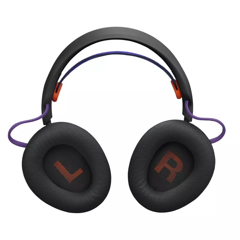Ausinės JBL Quantum 650 – belaidės žaidimų ausinės, Bluetooth, USB-C, uždengiančios ausis, juodos, 20–20 000 Hz, 331,5 g