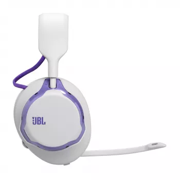 Ausinės JBL Quantum 650 — belaidės Bluetooth, USB-C, uždengiančios, lankelis, balta, 20–20000 Hz