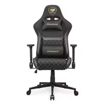 Universali žaidimų kėdė COUGAR Gaming Armor One V2 Gold F, PVC/audinys, juoda