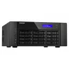 NAS bokštinis QNAP TS-h1290FX — EPYC 7302P 3.0 GHz, 128 GB DDR4, 12 lizdų, QuTS hero, juodas