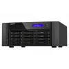 NAS bokštinis QNAP TS-h1290FX — EPYC 7302P 3.0 GHz, 128 GB DDR4, 12 lizdų, QuTS hero, juodas