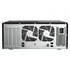 NAS bokštinis QNAP TS-h1290FX — EPYC 7302P 3.0 GHz, 128 GB DDR4, 12 lizdų, QuTS hero, juodas