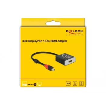 Aktyvus mini DisplayPort 1.4 į HDMI adapteris DeLOCK 65302