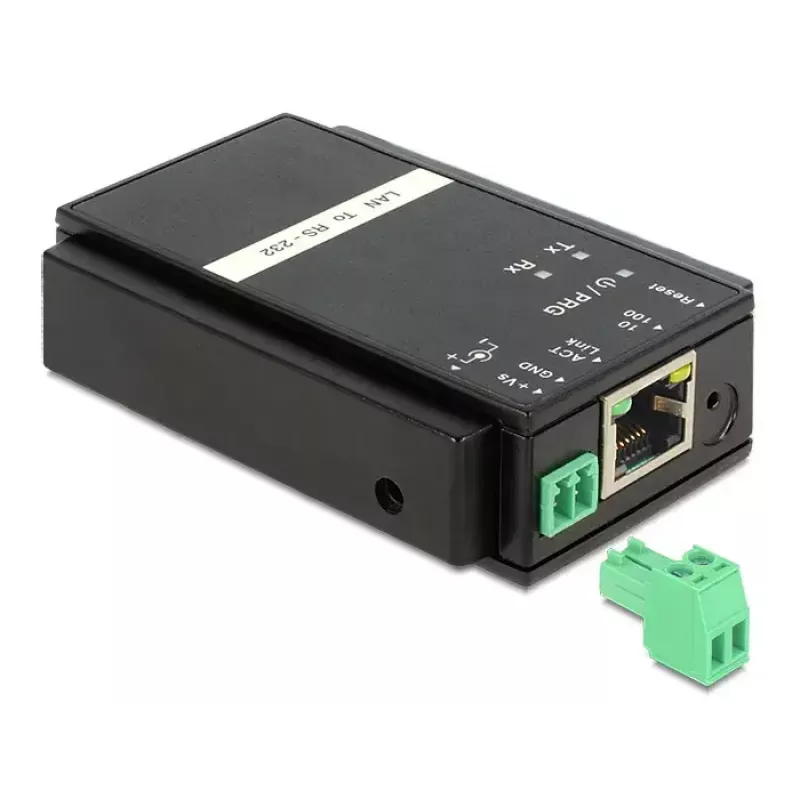 Delock 62504 eterneto LAN (TCP/IP) į nuosekliąją RS-232 sąsają keitiklis