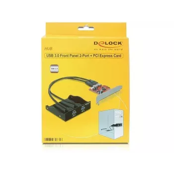 DeLOCK 61775 USB 3.2 Gen 1 sąsajos kortelė su priekiniu skydeliu