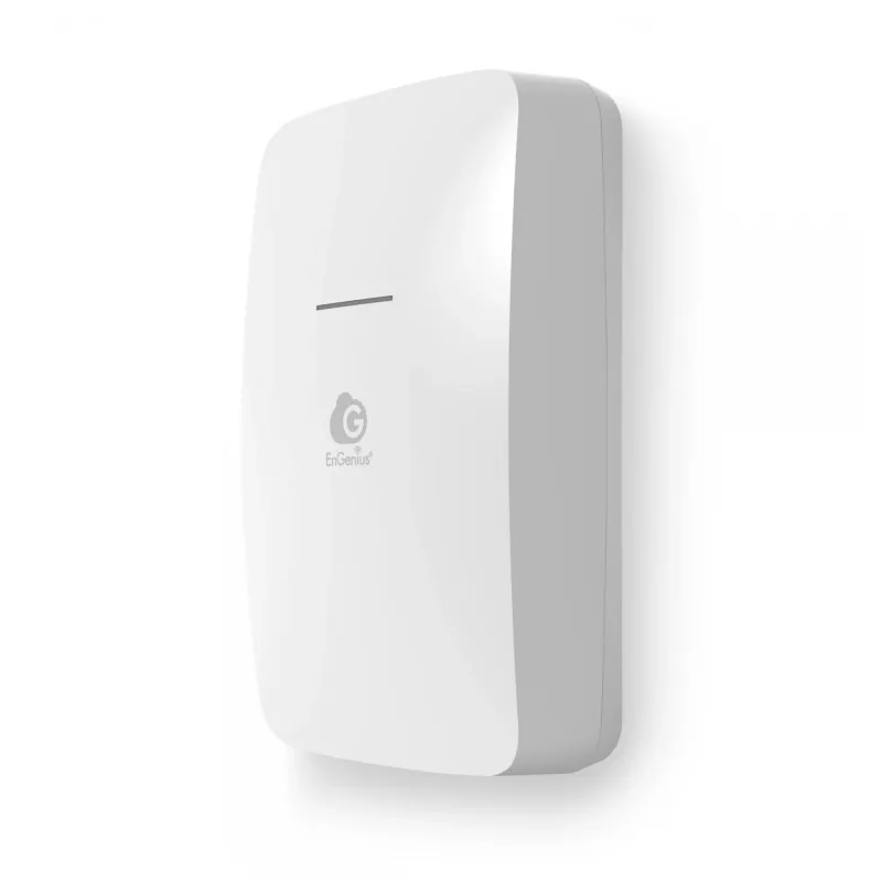 EnGenius ECW215 belaidis prieigos taškas, sieninis, Wi-Fi 6, 400+867 Mbps, 2T2R, GbE, PoE.af, 2x4 ir 2x 5dBi