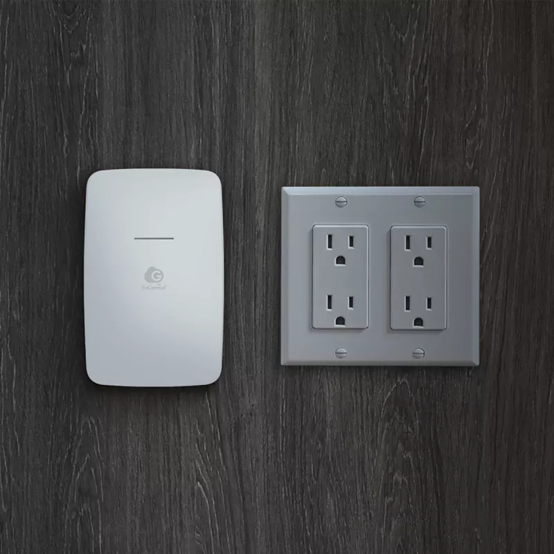 EnGenius ECW215 belaidis prieigos taškas, sieninis, Wi-Fi 6, 400+867 Mbps, 2T2R, GbE, PoE.af, 2x4 ir 2x 5dBi