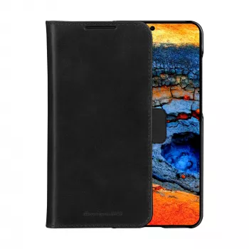 Mobilaus telefono užlenkiamas dėklas dbramante1928 Lynge, Samsung Galaxy S25+, 17 cm (6,7 colių) ekranams, juodas