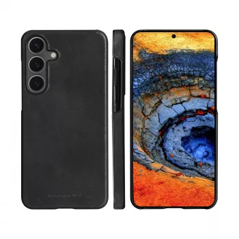 Mobilaus telefono užlenkiamas dėklas dbramante1928 Lynge, Samsung Galaxy S25+, 17 cm (6,7 colių) ekranams, juodas