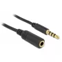 Audio kabelis DeLOCK 84669 5m 3,5mm juodas