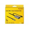 USB laidas DeLOCK 85391 USB 3.2 Gen 1 5 m USB A USB C juodas pilkas
