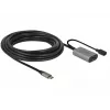 USB laidas DeLOCK 85391 USB 3.2 Gen 1 5 m USB A USB C juodas pilkas