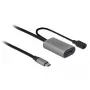 USB laidas DeLOCK 85391 USB 3.2 Gen 1 5 m USB A USB C juodas pilkas