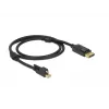 Mini DisplayPort – DisplayPort kabelis DeLOCK 83721 1 m juodas