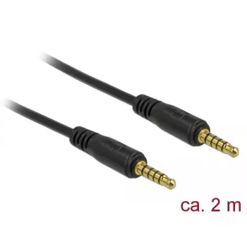 Garso kabelis DeLOCK 85697 2m 3,5mm juodas
