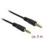Garso kabelis DeLOCK 85699 5m 3,5mm Juodas