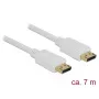 DisplayPort kabelis DeLOCK 84861 7 m Baltas