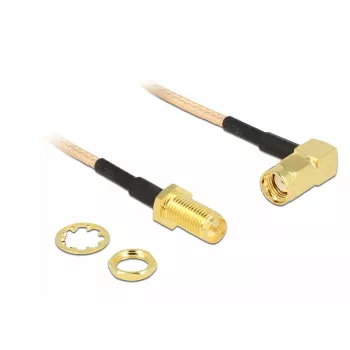Koaksialinis kabelis DeLOCK 0,16m 2xRP-SMA