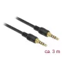 Garso laidas DeLOCK 85601 3m 3.5mm juodas
