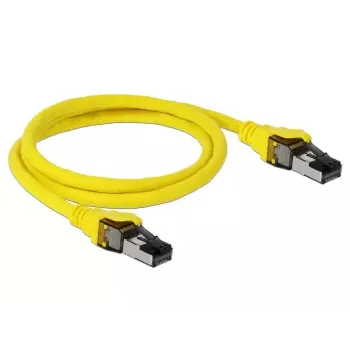 Tinklo kabelis DeLOCK 86581 RJ-45 Cat.8.1 1 m geltonas