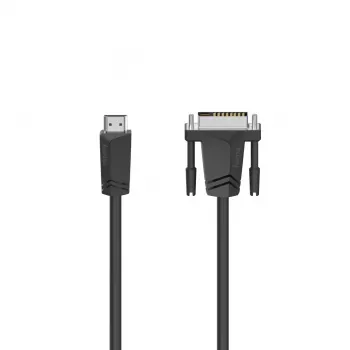 Hama 00205018 vaizdo kabelio adapteris 1,5 m HDMI A tipas (standartinis) – DVI-D juodas