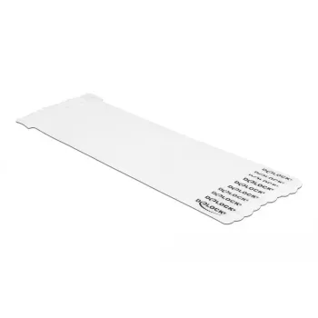 Lipnusis kabelio raištis Delock 19523 (250 mm, 12 mm, 10 vnt., baltas)