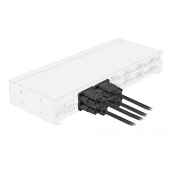 SAS kabelis DeLOCK 86612 0,5 m juodas