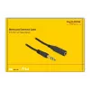 Stereo Jack ilginimo kabelis DeLOCK 86767 6,35mm 5m Juoda
