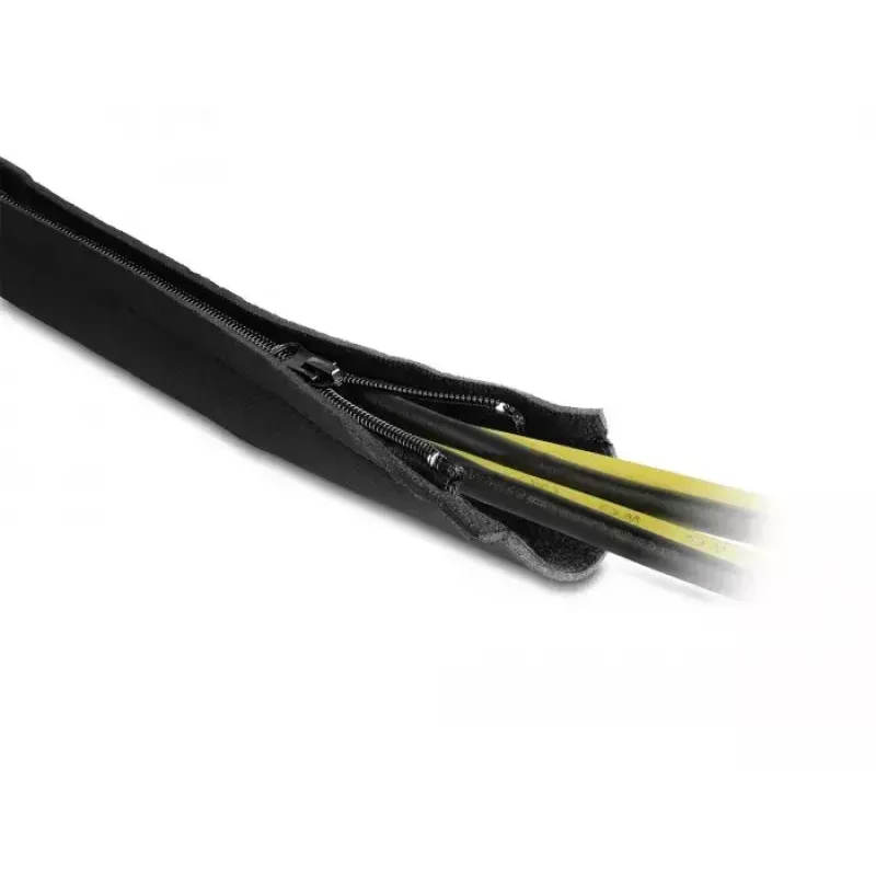 DeLOCK Neopreninis kabelių movos rankovė su užtrauktuku 3 m x 100 mm juoda