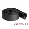 DeLOCK Neopreninis kabelių movos rankovė su užtrauktuku 3 m x 100 mm juoda