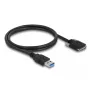 DeLOCK USB 3.0 Type-A (vyriškas) į Micro-B (vyriškas) kabelis 1 m, 5 Gbit/s