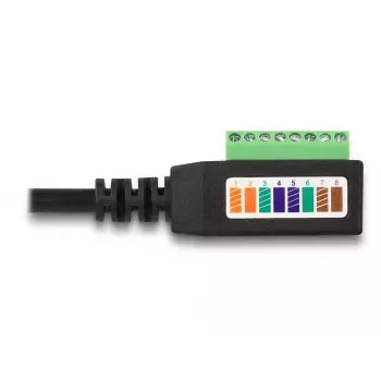 DeLOCK RJ45 kabelis Cat.5e lizdas į gnybtų bloko adapterį 21,5 cm