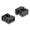 Laikiklis kabeliams DeLOCK 60481 10 mm juodas 8 vnt.