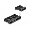 Laikiklis kabeliams DeLOCK 60481 10 mm juodas 8 vnt.