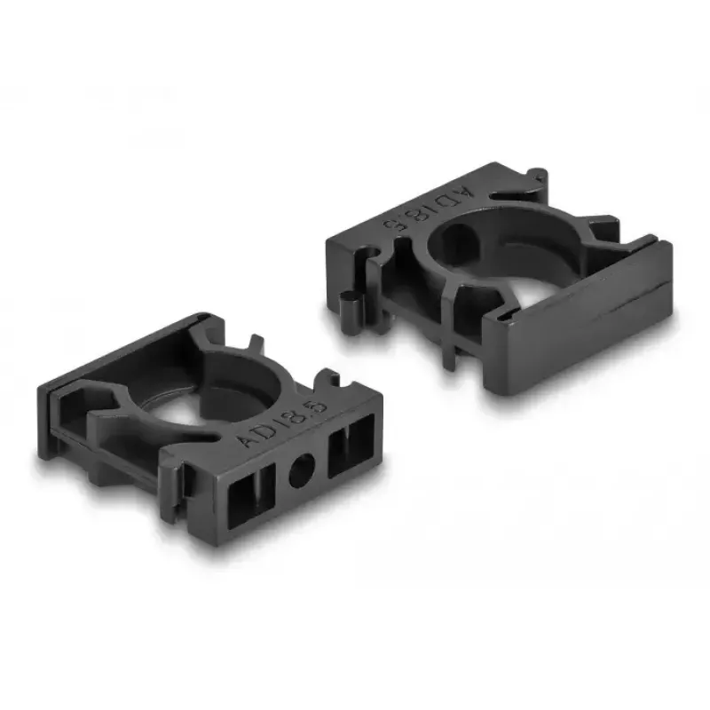 Laikiklis kabelių movoms DeLOCK 60484 18.5 mm juodas 8 vnt.