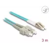 DeLOCK Fiber Optical Cable LC Duplex į SC Duplex OM3 3 m