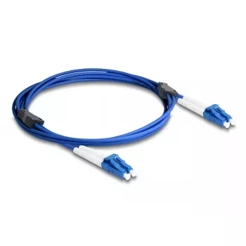 DeLOCK Fiber Optical Cable LC Duplex to LC Duplex Singlemode OS2 2m