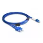 DeLOCK Fiber Optical Cable LC Duplex į SC Duplex SingleMode OS2 3 m