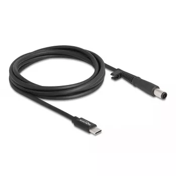 DeLOCK USB Type-C į HP 7,4 x 5,0 mm vyriškas laidojungtis nešiojamam kompiuteriui 1,5 m 20 V