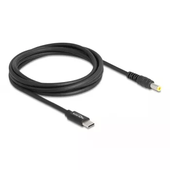 DeLOCK USB Type-C į 5,5 x 2,5 mm nešiojamojo kompiuterio įkrovimo laidas 1,5 m 20 V