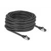 Tinklo kabelis DeLOCK 80576 RJ-45 Cat8.1 15 m Juodas