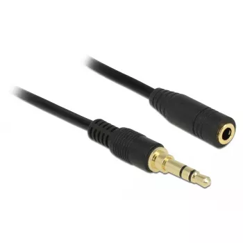 Garso kabelis 3.5 mm lizdas – kištukas DeLOCK 85578 2 m juodas