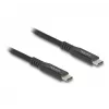 USB kabelis DeLOCK 80024 Type-C (vyriškas) į Type-C (vyriškas) 20 Gbps 100 W 1 m
