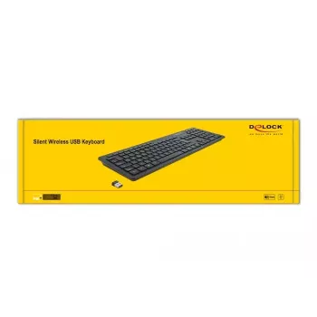 Klaviatūra DeLOCK 12004 Home USB QWERTZ Vokiška Juoda